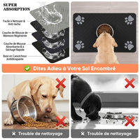 Gamelle imperméable pour chien et chat - Repas et hydratation faciles en toutes circonstances