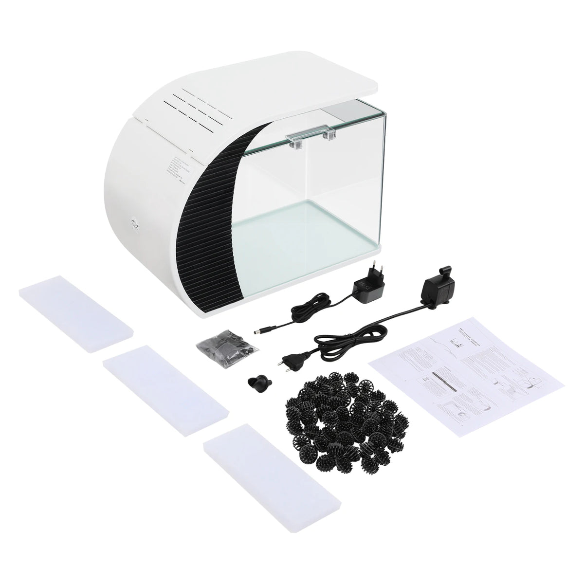 Kit aquarium LED posé sur un bureau