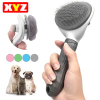 Brosse auto-nettoyante pour chien et chat