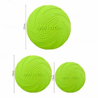 Frisbee résistant pour chien, vue de face