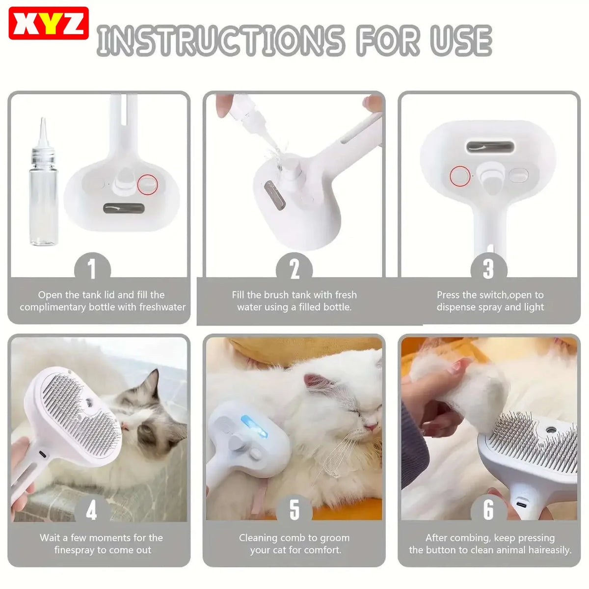 Vue de dessus de la brosse automatique