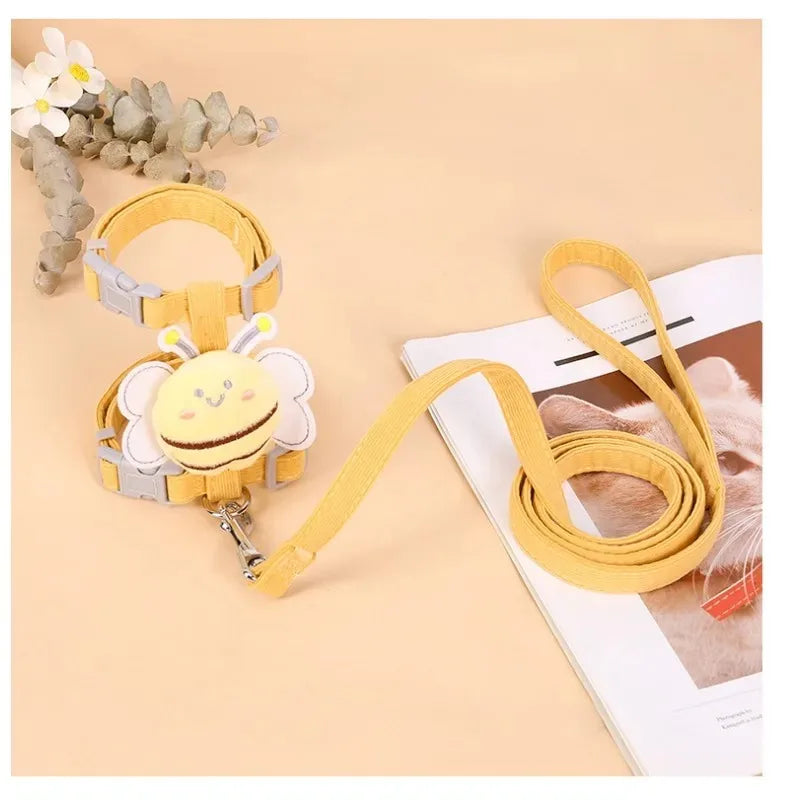 Harnais double ajustable pour chien et chat en situation, vue 2