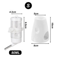 Biberon anti-fuite pour hamster et lapin - dimensions