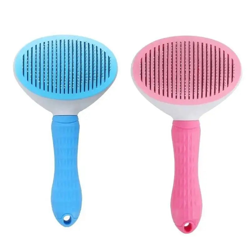 Brosse de toilettage auto-nettoyant pour chien et chat - Élimine les poils morts en douceur