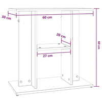 Meuble d'aquarium blanc - espace de rangement