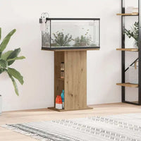 Meuble d'aquarium minimaliste en bois, coloris blanc