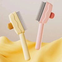 Poils morts retenus dans la brosse