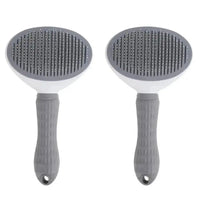 Brosse de toilettage auto-nettoyant pour chien et chat - Élimine les poils morts en douceur