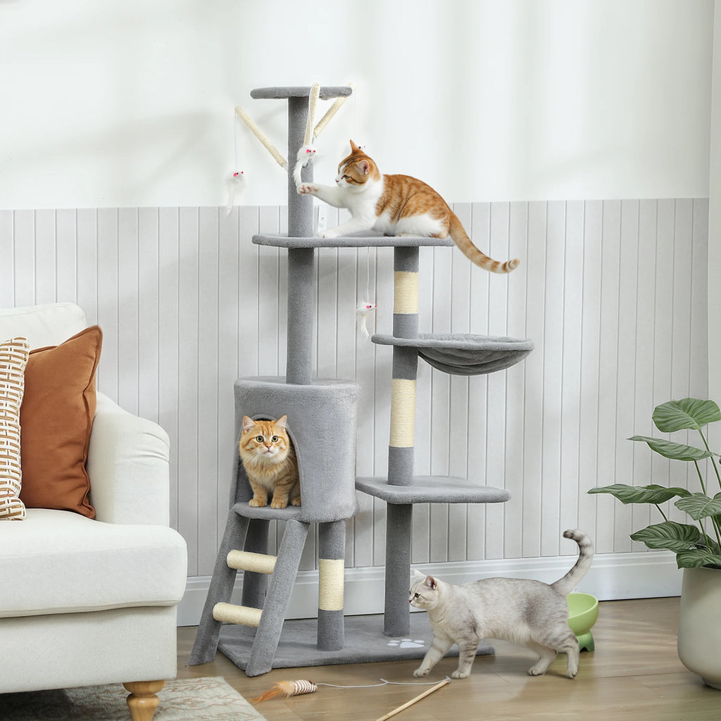 Tour de jeu arbre à chat - détail du hamac