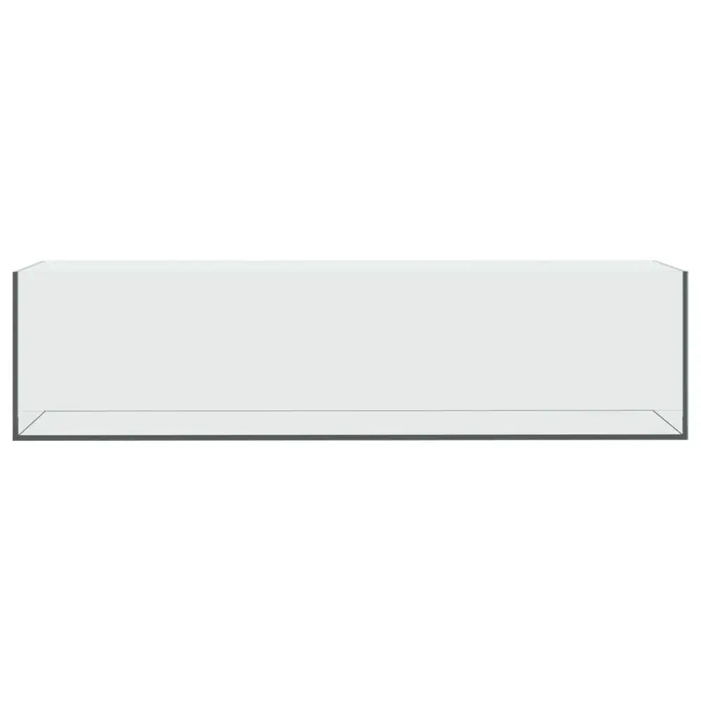 Aquarium rectangulaire en verre installé dans un intérieur