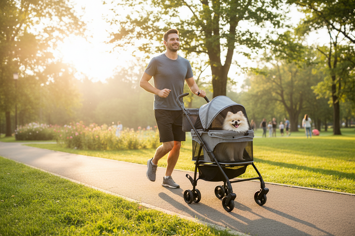 Jogging avec le chien